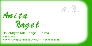 anita nagel business card